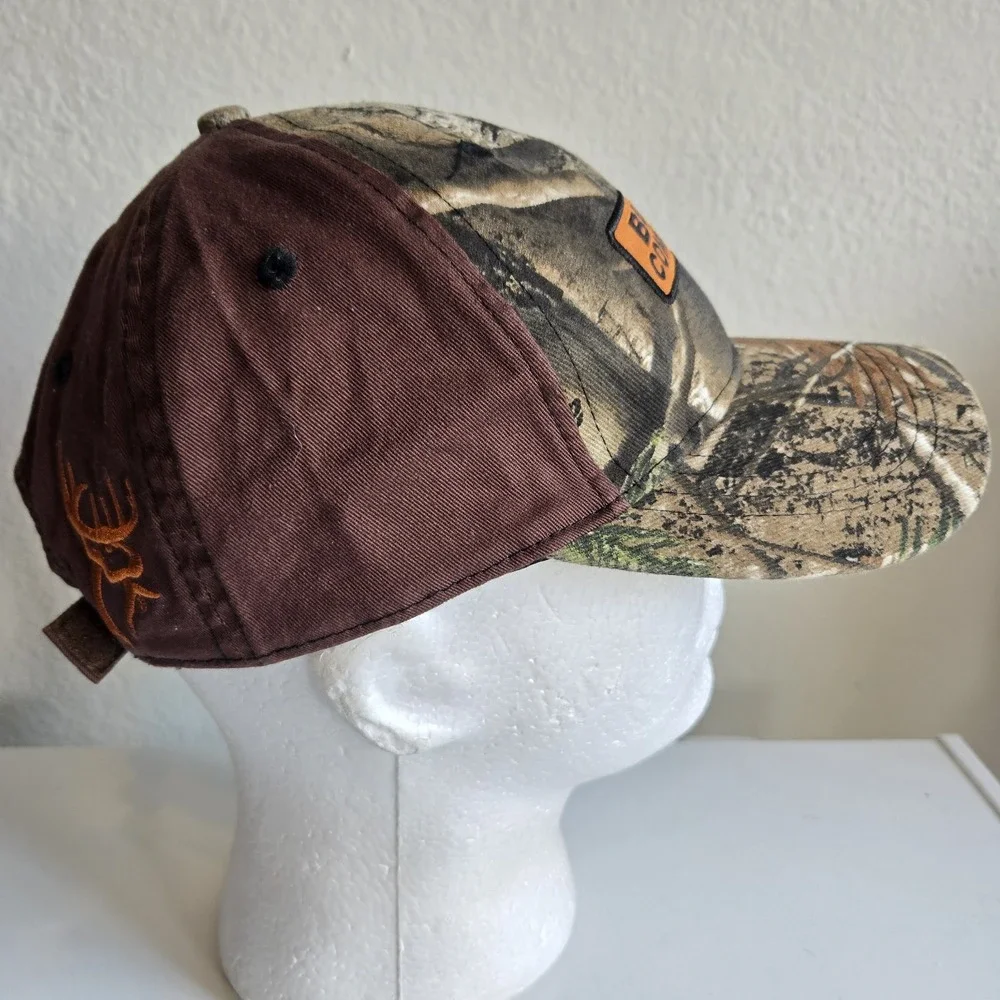 Buck Commander Hat Cap Mens Brown Camo Strapback Embroidered Logo‎